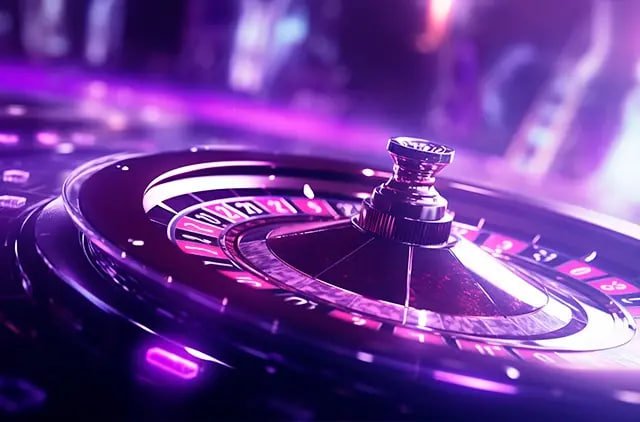 Visual Caishen Wins bernuansa neon