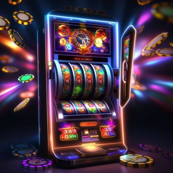 Tampilan dadu monster pada layar mobile